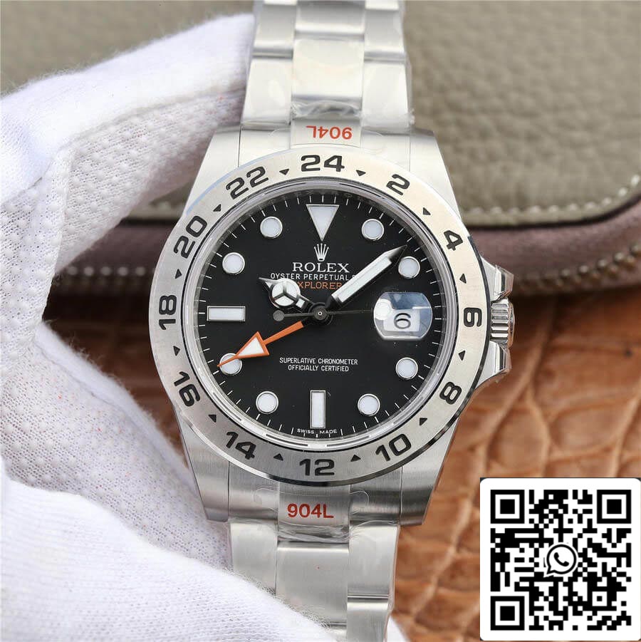 Rolex Explorer M216570-0002 1:1 edizione migliore GM Fabbrica V4 quadrante nero
