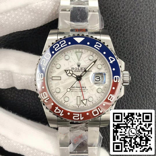 Rolex GMT Master II 126719BLRO-0002 1:1 edizione migliore GM Fabbrica Bianco Oro