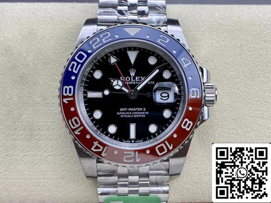 Rolex GMT Master II M126710BLRO-0001 1:1 edizione migliore C+ Fabbrica Acciaio cinturino
