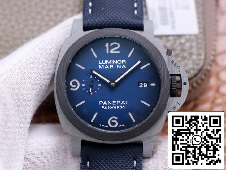 Panerai Luminor PAM1663 1:1 edizione migliore VS Fabbrica Smoked quadrante blu