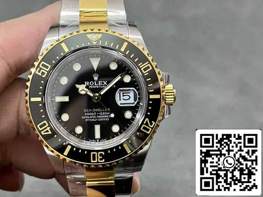 Rolex Sea Dweller M126603-0001 1:1 edizione migliore VS Fabbrica Yellow Oro