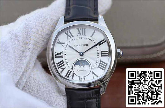 Drive De Cartier Moonphase WSNM0008 1:1 Best Edition acciaio inossidabile