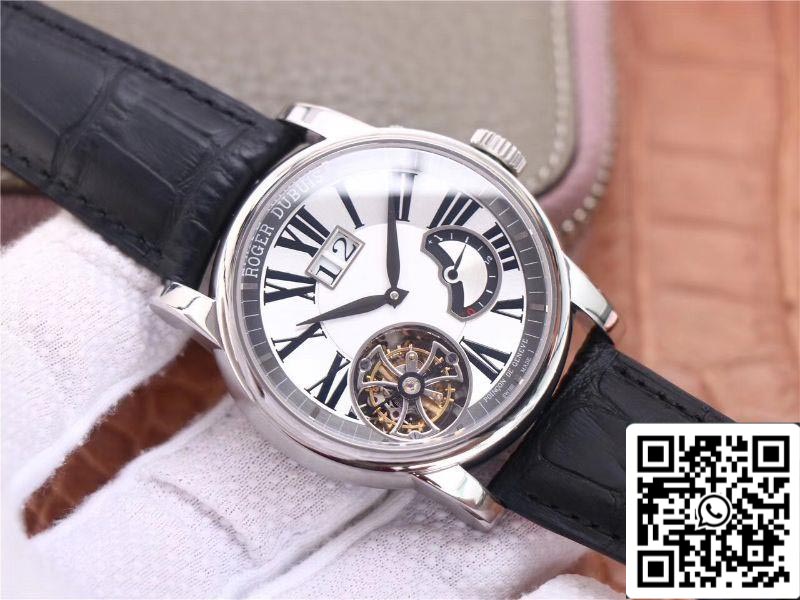 Roger Dubuis Hommage RDDBHO0568 Tourbillon 1:1 edizione migliore JB Fabbrica White Dial Swiss RD540