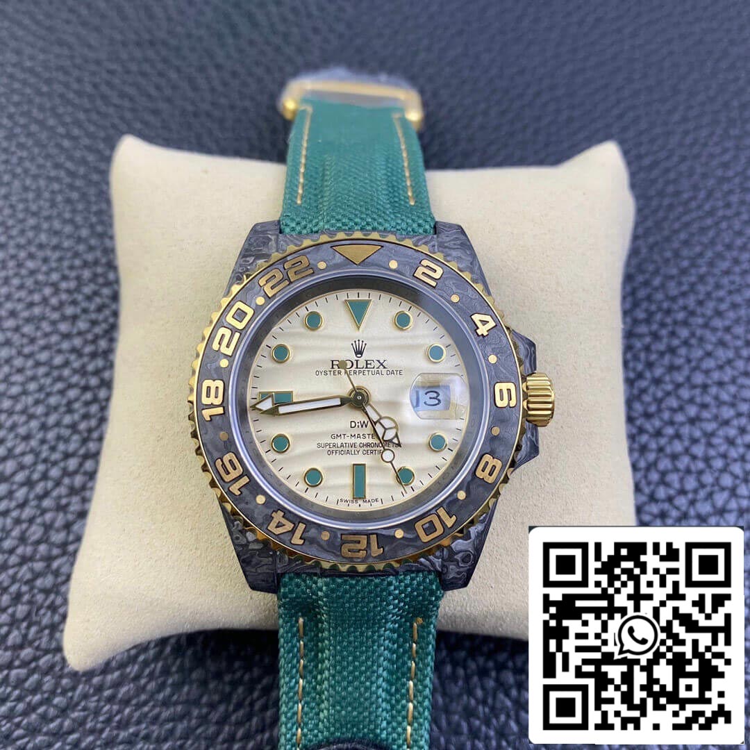 Rolex GMT-MASTER II Diw 1:1 edizione migliore Verde Fabric cinturino