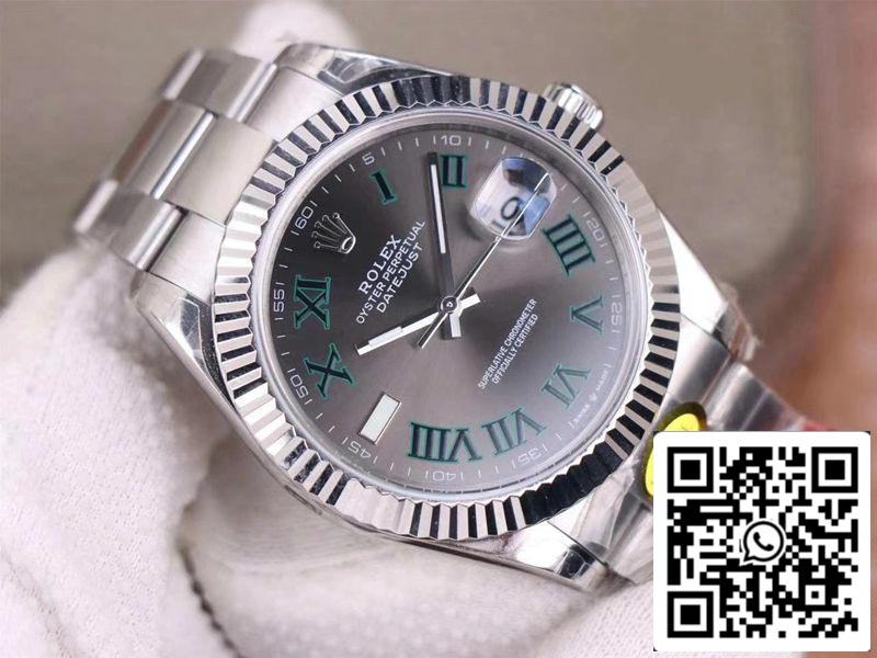 Rolex Datejust M126334-0021 1:1 Best Edition TW Fabbrica Gray Dial Swiss ETA3235