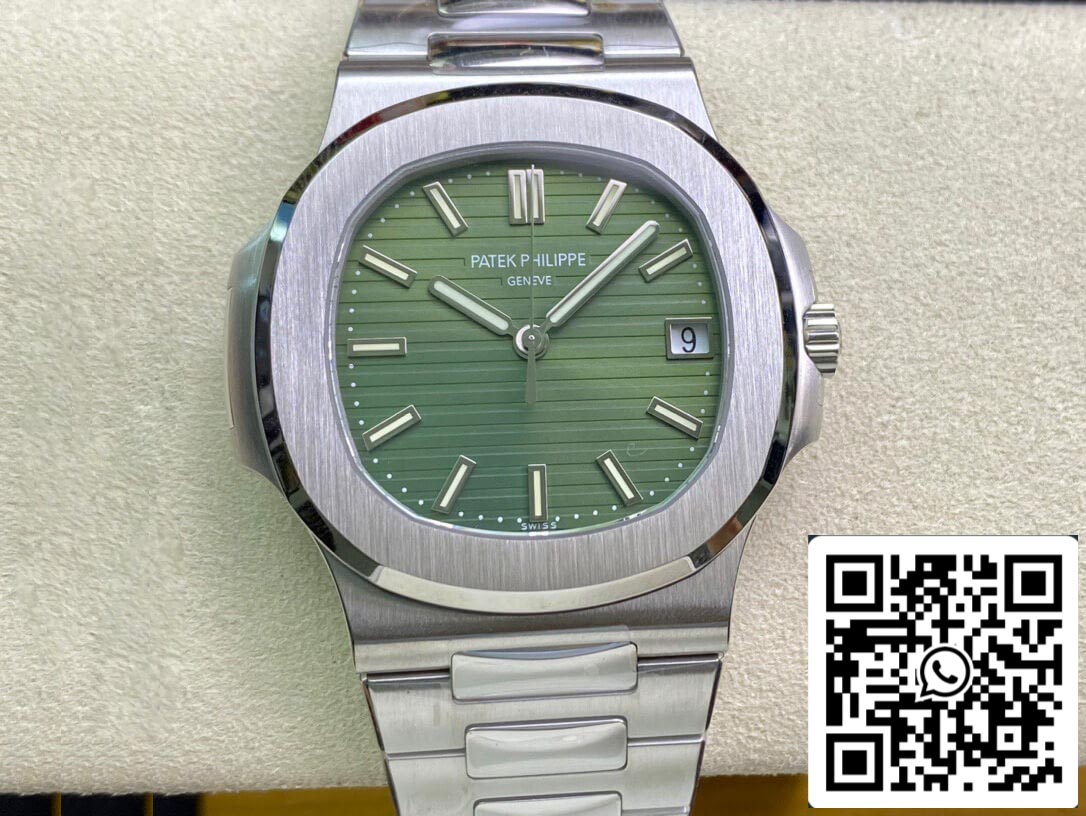 Patek Philippe Nautilus 5711/1A 1:1 Best Edition PPF Fabbrica Olive Green Dial