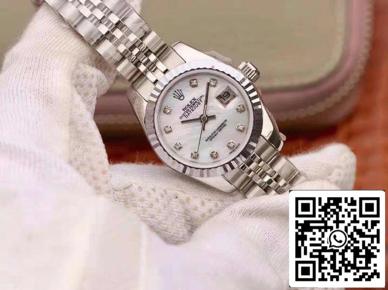 Rolex Lady Datejust 28MM 1:1 Best Edition Swiss NH05 movimento White Dial