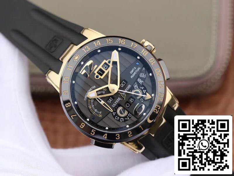Ulysse Nardin El Toro 322-00-3 18K Rosegold Case All Working GMT Calendar 1:1 Best Edition Swiss UN-32