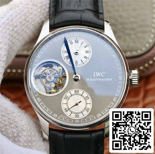 IWC Portuguese IW544603 ZF Fabbrica 1:1 Best Edition Tourbillon Grey Dial