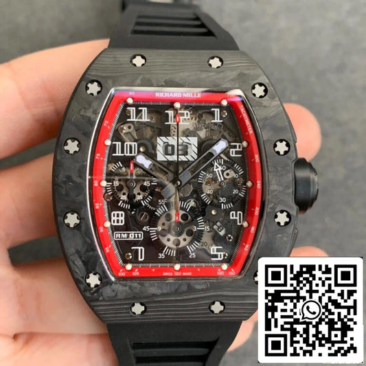 Richard Mille RM011 1:1 Best Edition KV Fabbrica Carbon Fiber Case