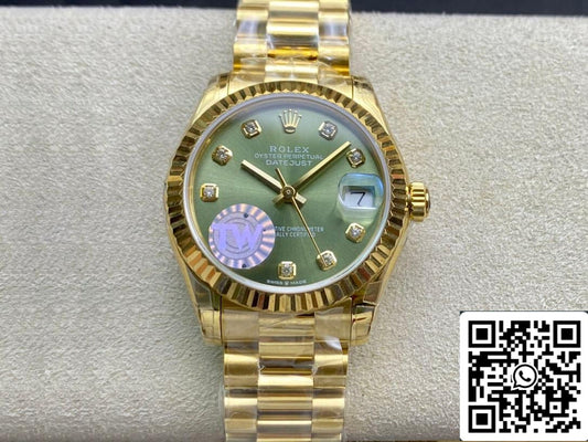 Rolex Datejust M278278-0011 31MM 1:1 Best Edition TW Fabbrica Green Dial