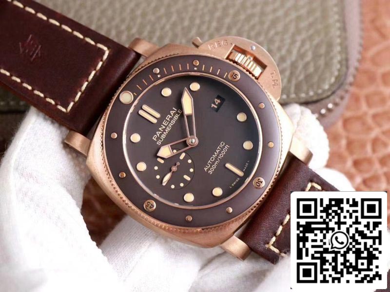 Panerai Submersible PAM00968 1:1 edizione migliore VS Fabbrica Brown quadrante Swiss P9010