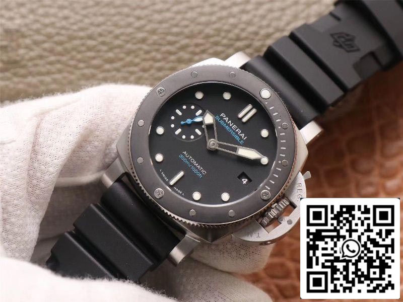 Panerai Sumergible PAM00683 1:1 edición migliore VS Fabbrica quadrante nero Swiss P9010