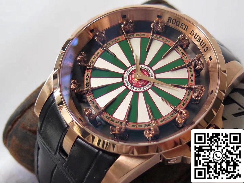 Roger Dubuis Excalibur RDDBEX0398 1:1 Mejor Edición ZF Fabbrica Oro Rosa Suizo ETA8215