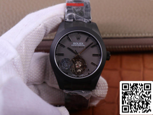Rolex Milgauss 116400 Tourbillon 1:1 edizione migliore JB Fabbrica Black PVD Case Swiss ETA3131
