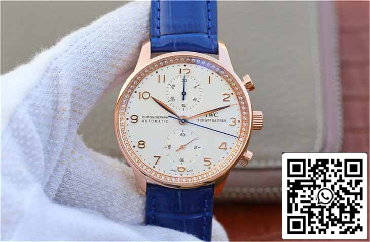 IWC Portuguese ZF Fabbrica 1:1 Best Edition Blue cinturino