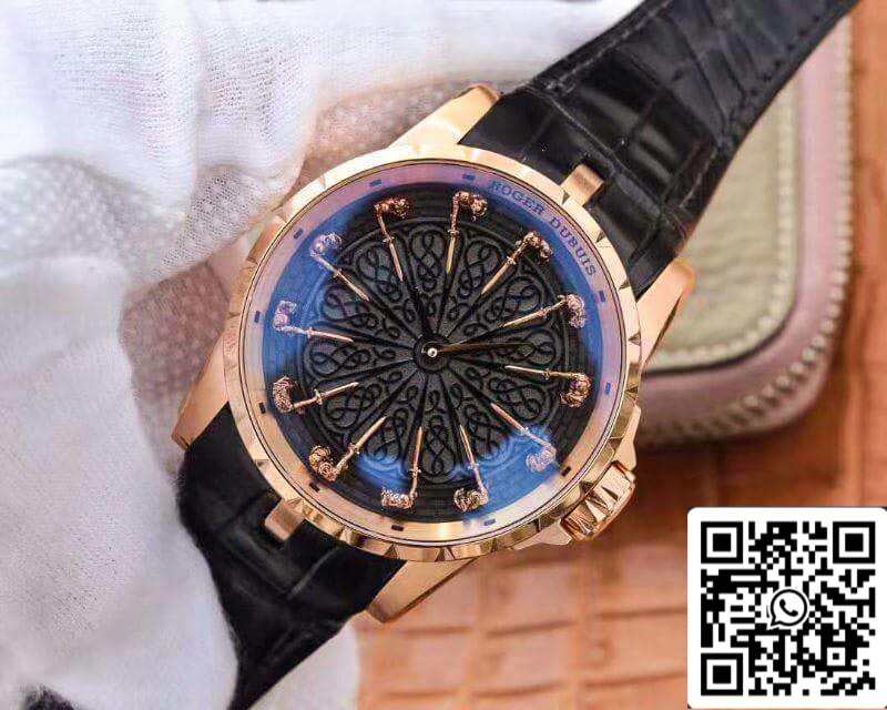 Roger Dubuis Excalibur Knights of The Round Table II Rddbex0511 ZF Fabbrica 1:1 Best Edition Rose Gold Swiss M9015