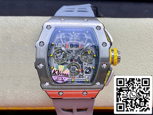 Richard Mille RM11-03 1:1 Best Edition KV Fabbrica Titanium Steel