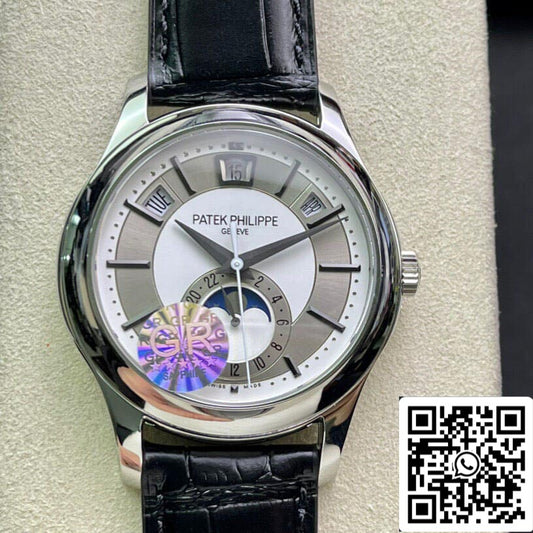 Patek Philippe Complicaciones 5205G-001 1:1 edizione migliore GR Fabbrica Argento Grigio quadrante