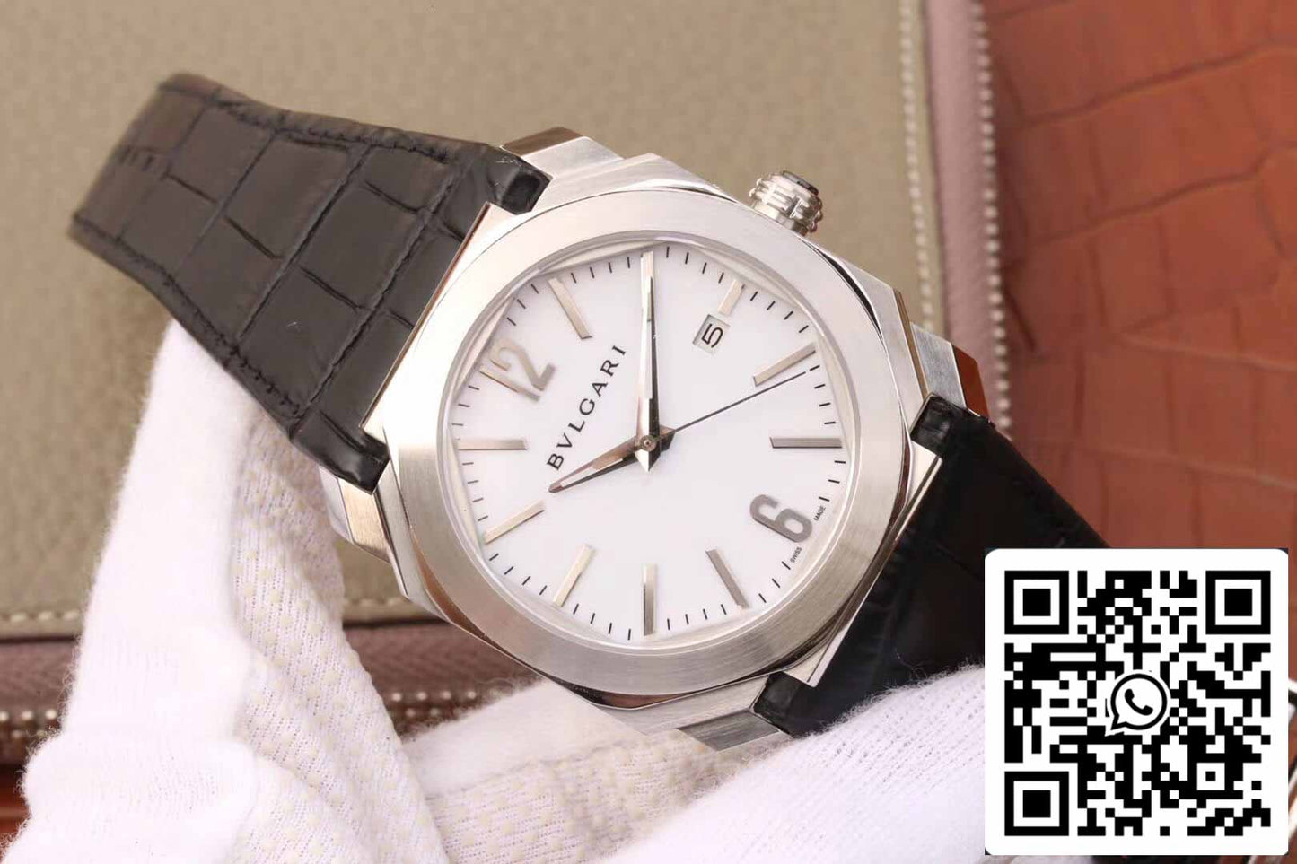 Bvlgari Octo 102779 OC41C6SLD 1:1 edición mejor cuadrante blanco