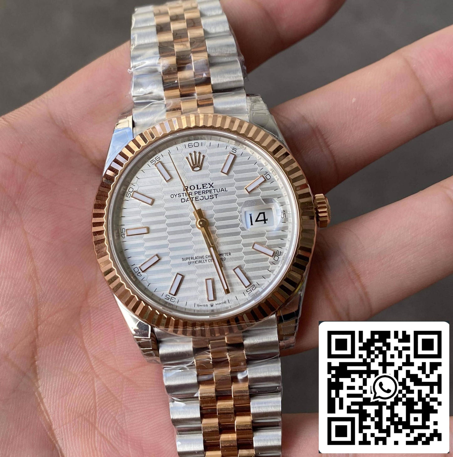 Rolex Datejust M126331-0018 41MM 1:1 edizione migliore VS Fabbrica quadrante argento