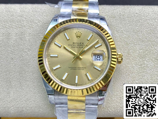 Rolex Datejust M126333-0009  41mm Oyster cinturino VS Fabbrica acciaio inossidabile