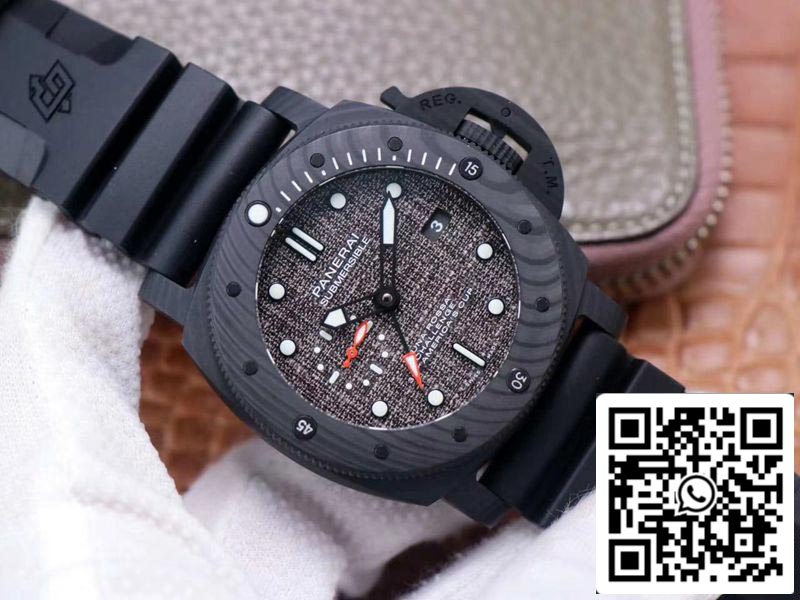 Panerai Submersible PAM01039 1:1 edizione migliore VS Fabbrica Nero Carbonio Swiss P9010
