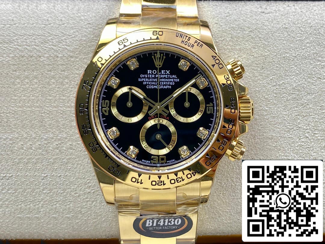 Rolex Daytona M116508-0016 1:1 edizione migliore BT Fabbrica quadrante nero