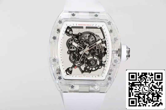 Richard Mille RM055  Best 1:1 Edition RM Fabbrica Rubber cinturino