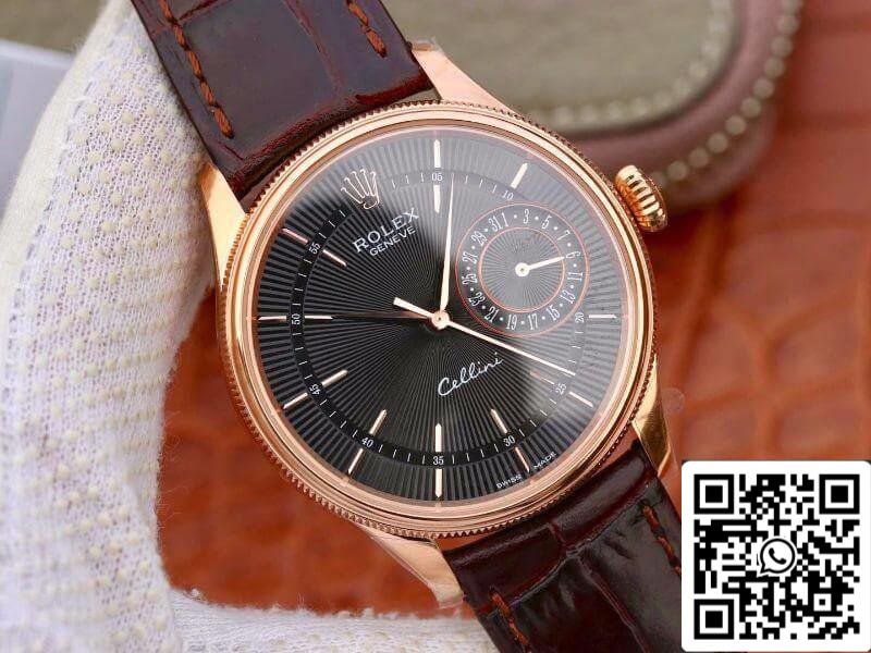 Rolex Celini 50515 MKS Fabbrica Men Watches 1:1 Best Edition Swiss ETA2836 Black Dial