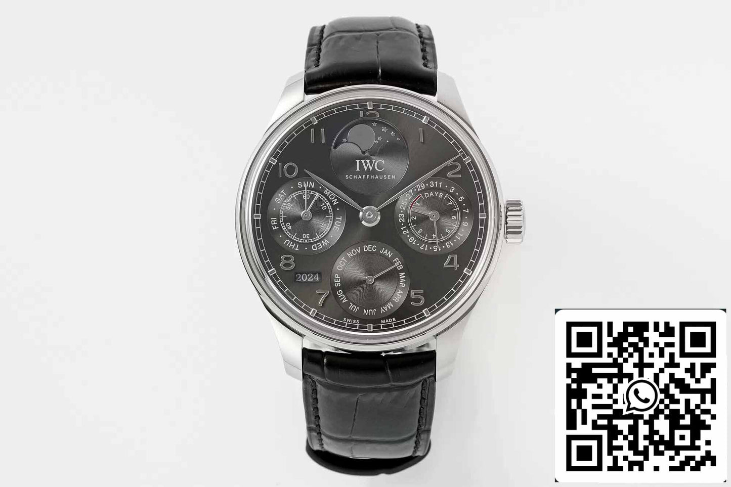 IWC Portuguese Perpetual Calendar IW503301 1:1 edizione migliore APS Fabbrica Gray quadrante