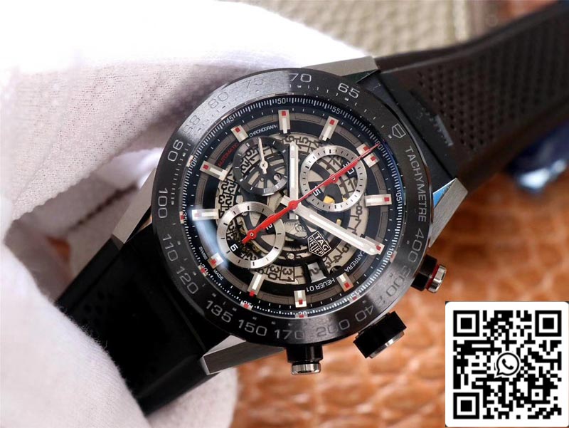 TAG Heuer Carrera CAR201V.FT6046 1:1 Best Edition XF Fabbrica Black Dial Swiss HEUER 01