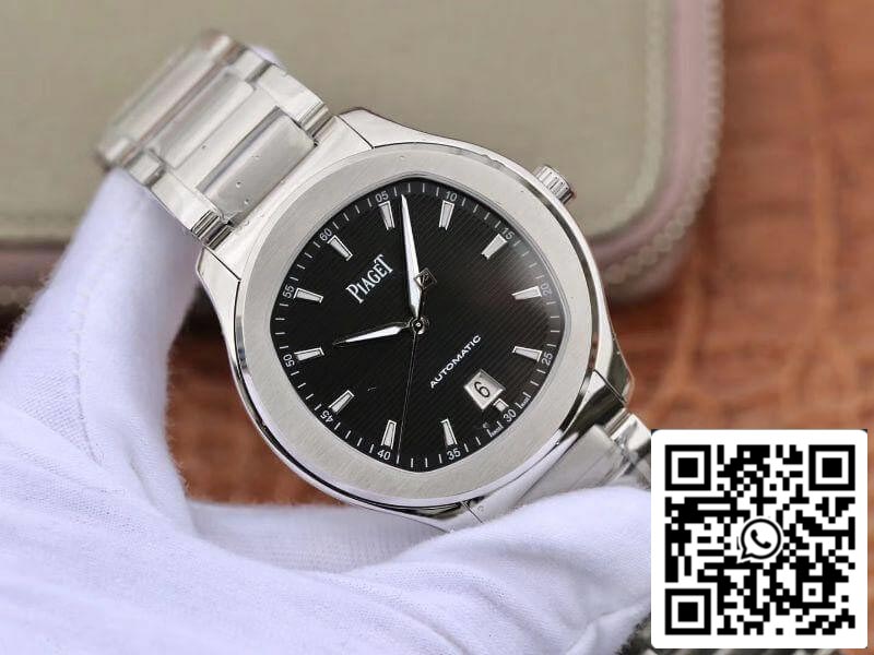 Piaget Polo’ S G0A41003 MKS Fabbrica 1:1 Best Edition Black Textured Dial On acciaio inossidabile bracciale Swiss ETA 1110
