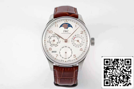 IWC Portuguese Perpetual Calendar IW503307 1:1 edizione migliore APS Fabbrica quadrante bianco