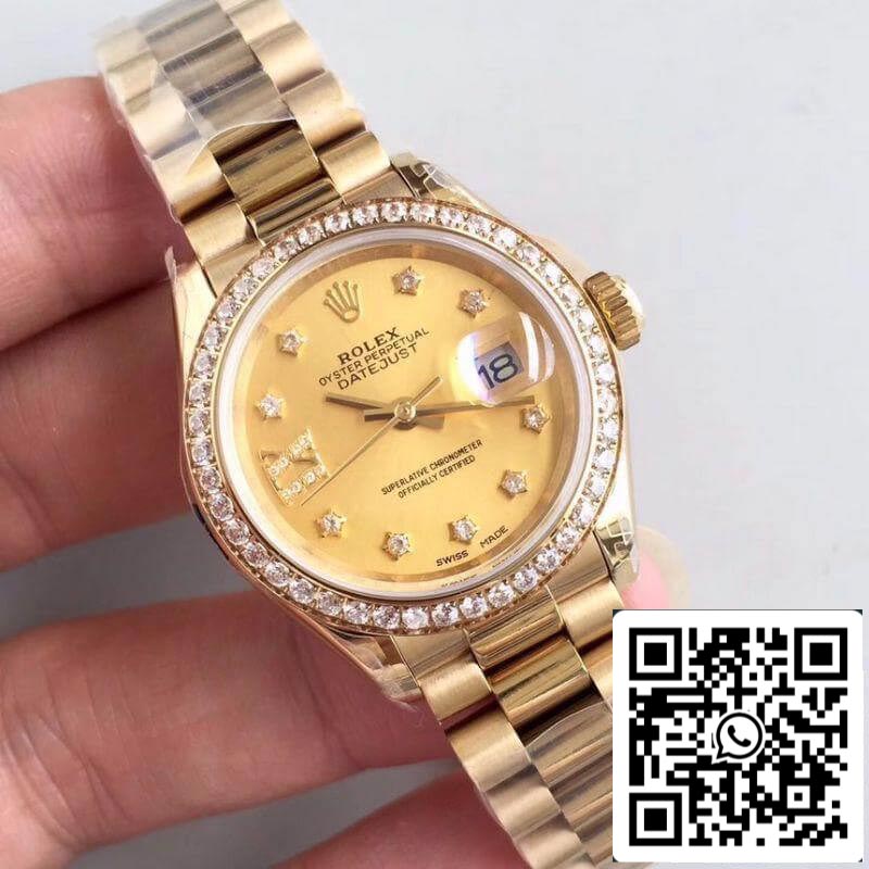 Rolex Lady Datejust 28mm 279138RBR 1:1 Best Edition Swiss ETA2824 Gold Wrapped