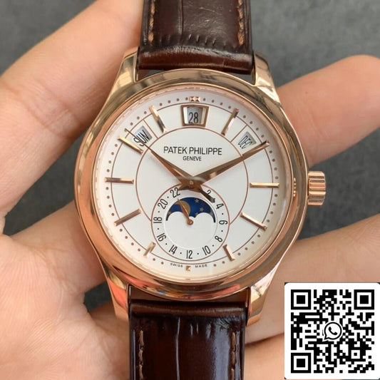 Patek Philippe Complications 5205R-001 1:1 edizione migliore GR Fabbrica Milky quadrante bianco