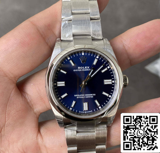 Rolex Oyster Perpetual M126000-0003 36MM 1:1 edizione migliore VS Fabbrica quadrante blu