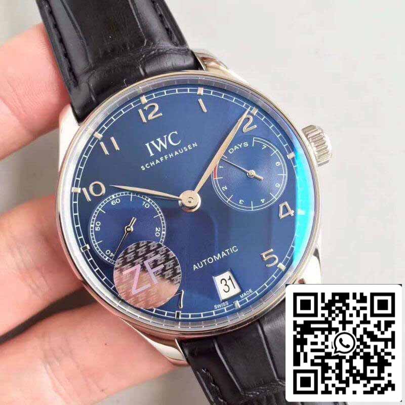Relógios mecânicos IWC Portugueses IW500703 ZF Fabbrica 1:1 Best Edition Swiss ETA52010