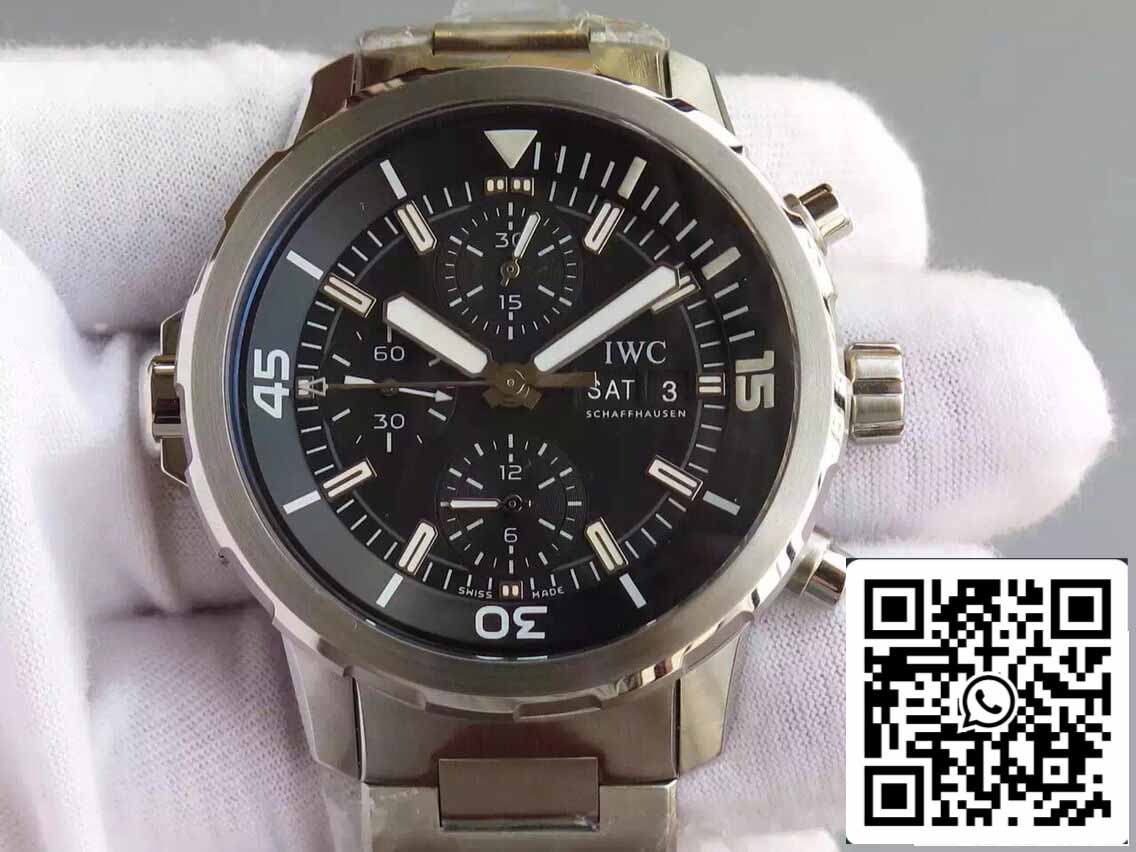 IWC Aquatimer IW376804 1:1 Best Edition V6 Fabbrica Black Dial