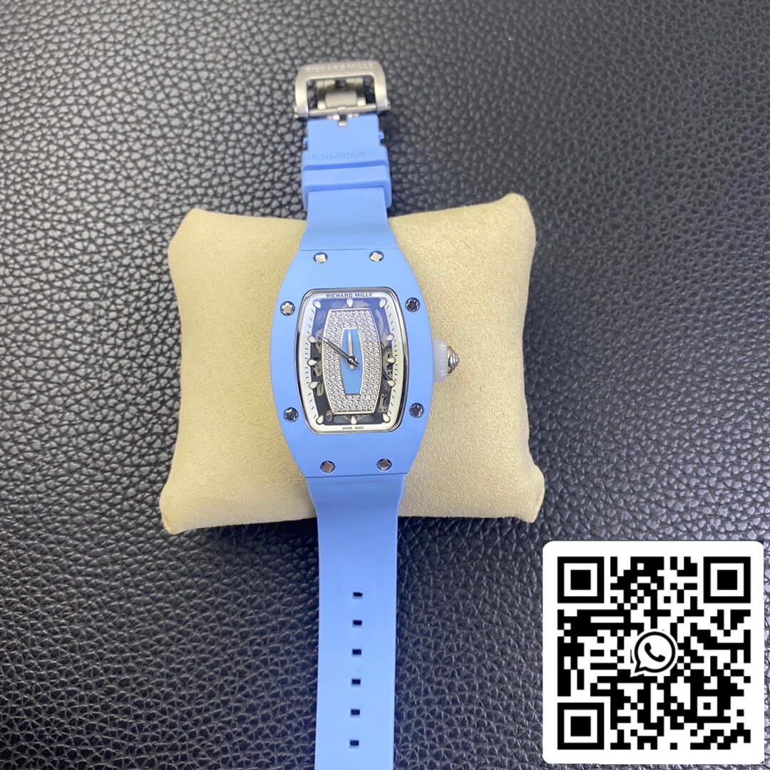 Richard Mille RM 07-01 1:1 Best Edition RM Fabbrica Blue Ceramic Case