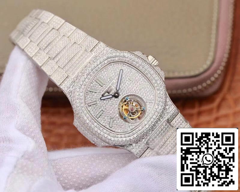 Patek Philippe Nautilus Tourbillon R8 Fabbrica 1:1 Best Edition Swiss Hand-Winding Tourbillon movimento