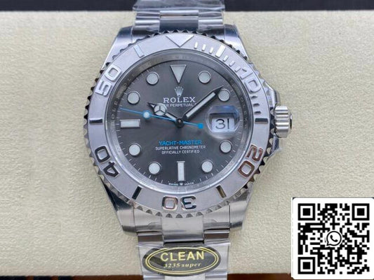 Rolex Yacht‑Master M126622-0001 1:1 edizione migliore Clean Fabbrica Grigio quadrante