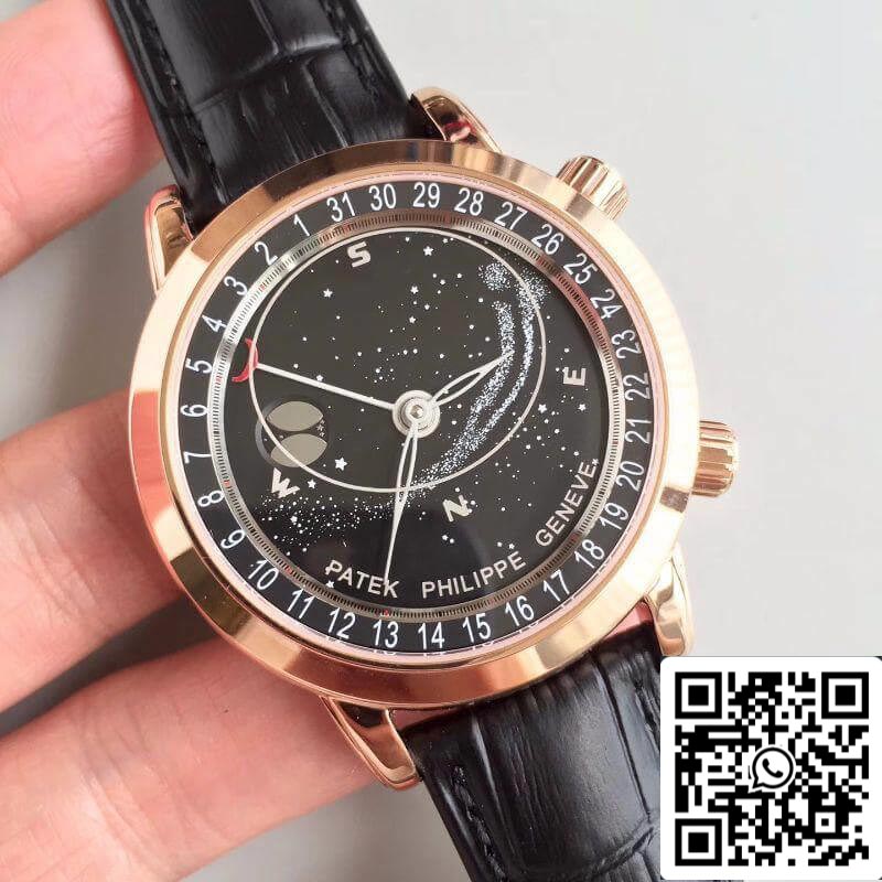 Patek Philippe Grand Complications 6102R-001 TW Fabbrica 1:1 Best Edition Swiss ETA240 Celestial Black Rotating Dial