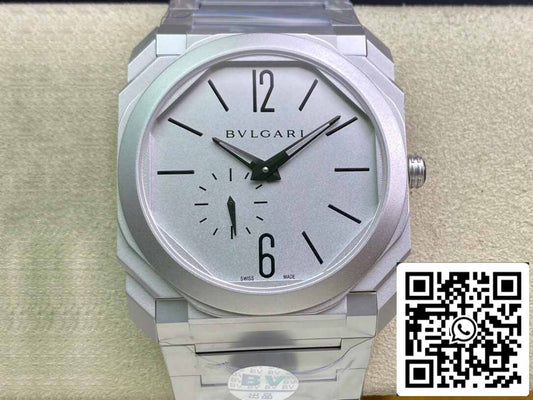 Bvlgari Octo Finissimo 103011 40MM 1:1 edición mejor BV Fabbrica quadrante argento