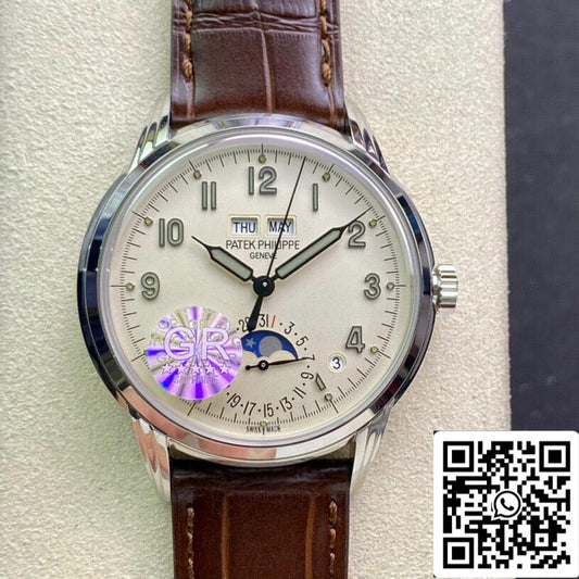 Patek Philippe Complicaciones 5320G-001 1:1 edizione migliore GR Fabbrica Milky quadrante bianco