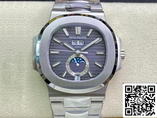 Patek Philippe Nautilus 5726/1A-001 1:1 Best Edition PPF Fabbrica Grey Dial