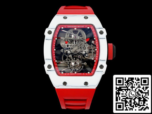 Richard Mille RM27-02 Rafael Nadal Tourbillon 1:1 Best Edition RM Fabbrica Red Rubber cinturino