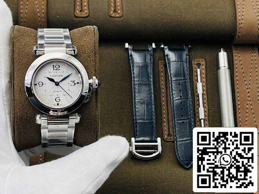 Cartier Pasha WSPA0013 35MM 1:1 edizione migliore BV Fabbrica Acciaio cinturino