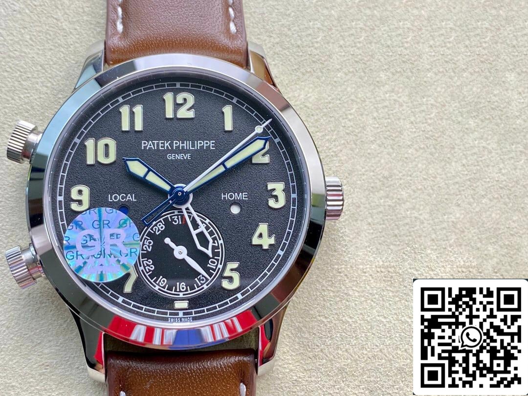 Patek Philippe Calatrava 5524G-001 1:1 edizione migliore GR Fabbrica V2 Brown cinturino