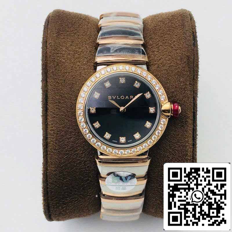 Bvlgari LVCEA 1:1 edição melhor BV Fabbrica quadrante preto